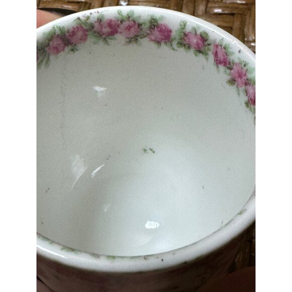 VINTAGE HAVILAND & CO. LIMOGES EGG CUPS FLORAL DESIGN - Picture 7 of 9